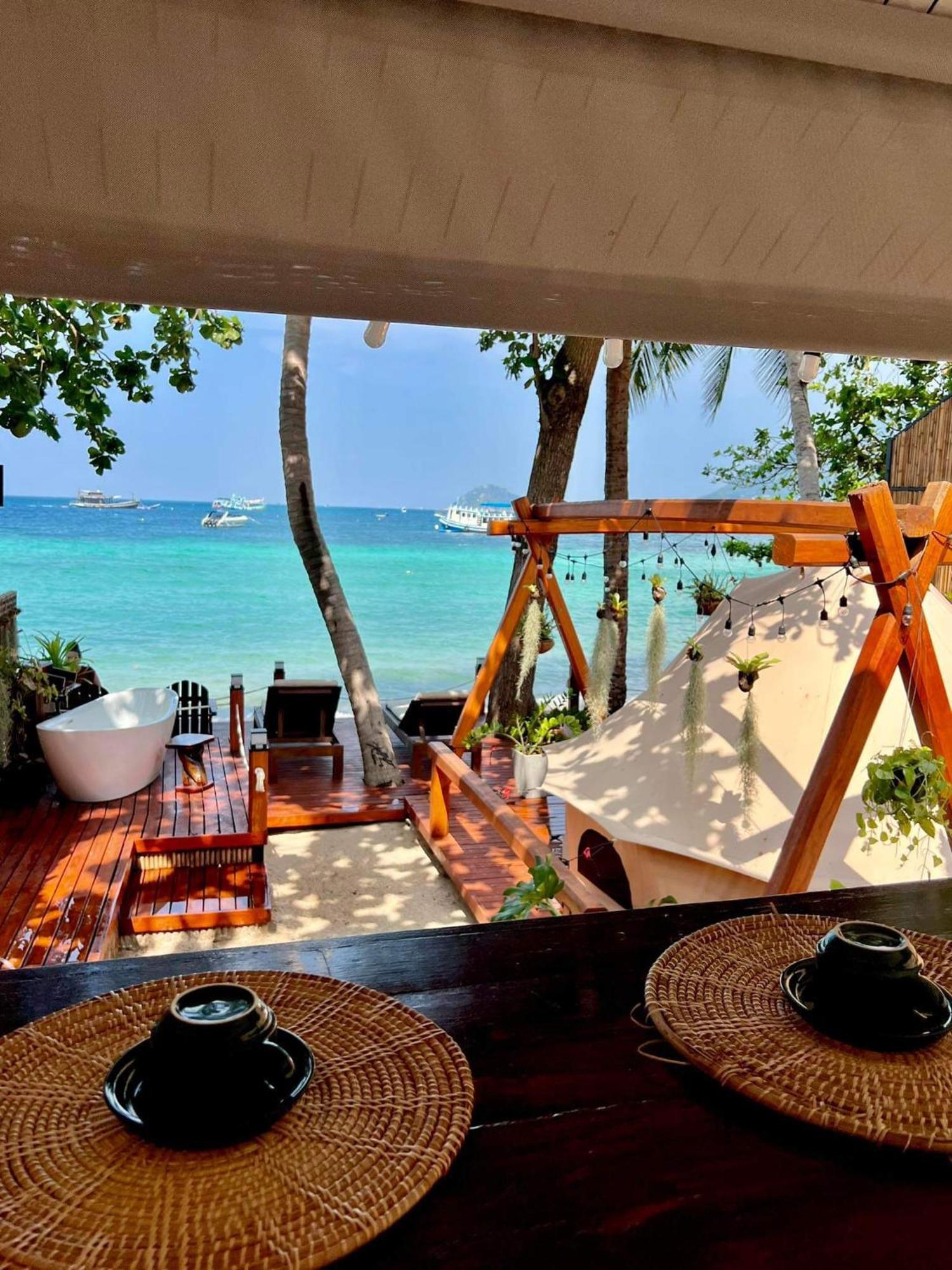 Natures Edge Beachfront Luxury Glamping Ko Tao Exterior foto