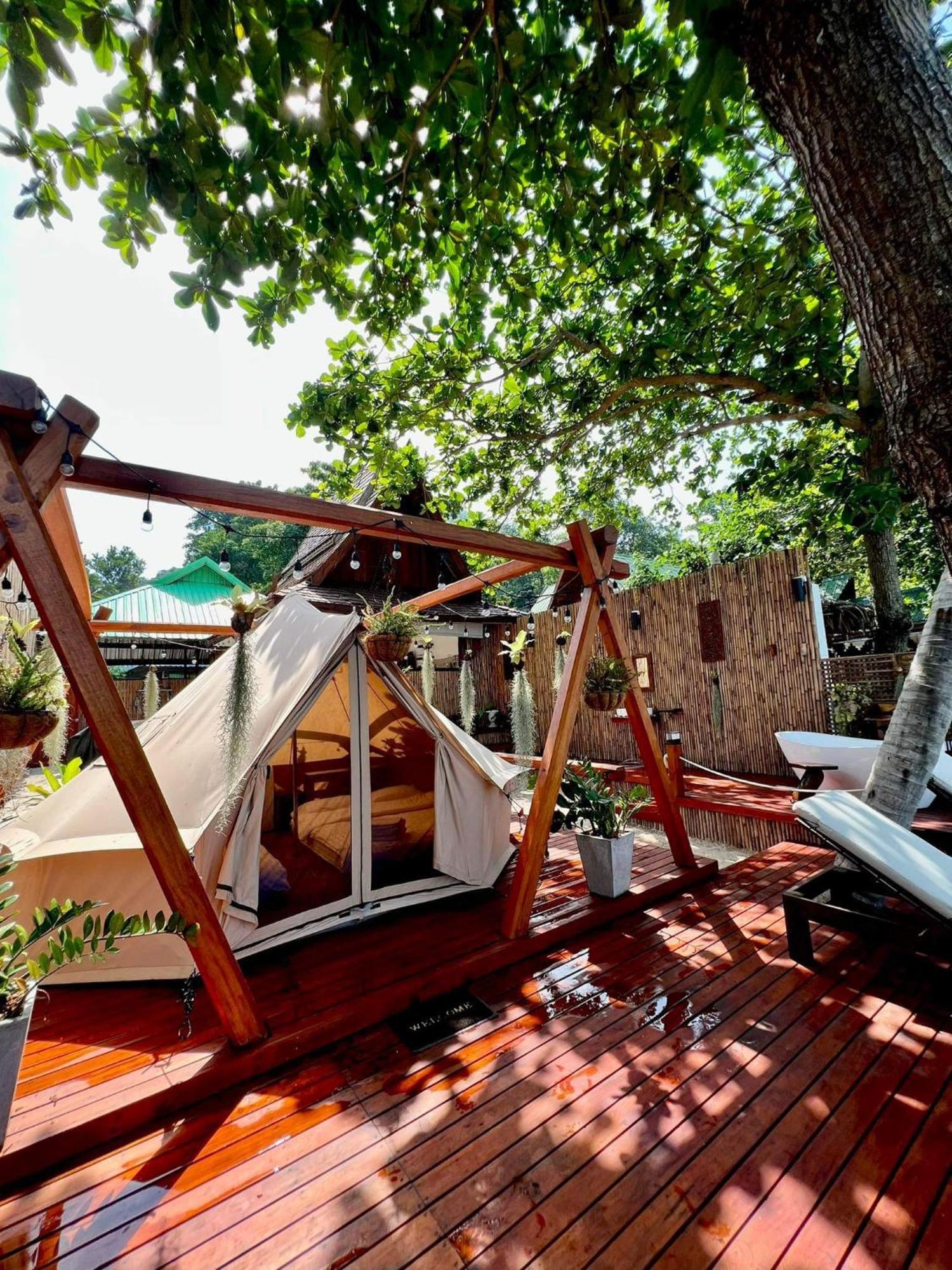 Natures Edge Beachfront Luxury Glamping Ko Tao Exterior foto